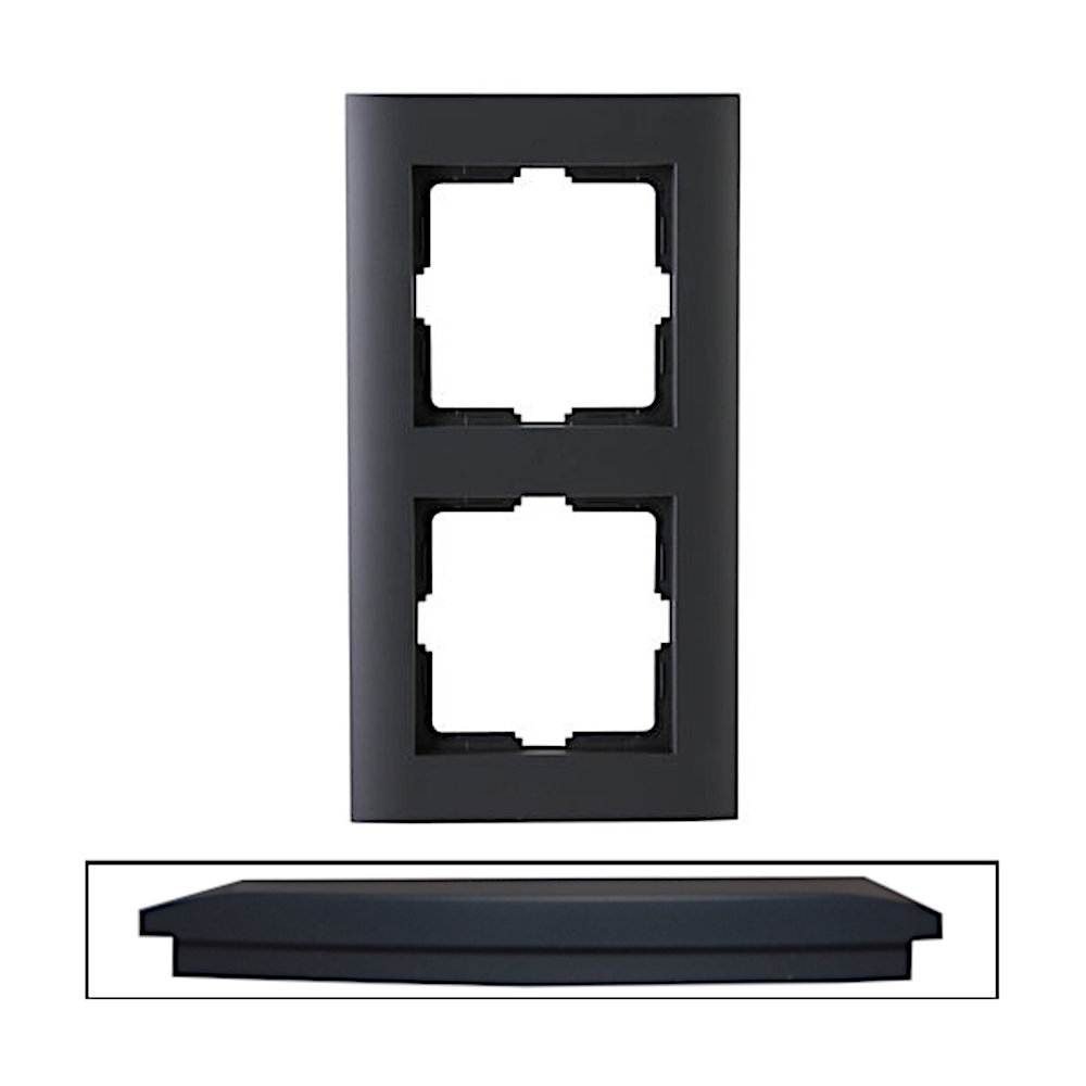 Kopp ATHENIS HK07 anthrazit UP Antenne Rahmen Schalter Steckdose Taster TAE UAE - Bild 23 von 45