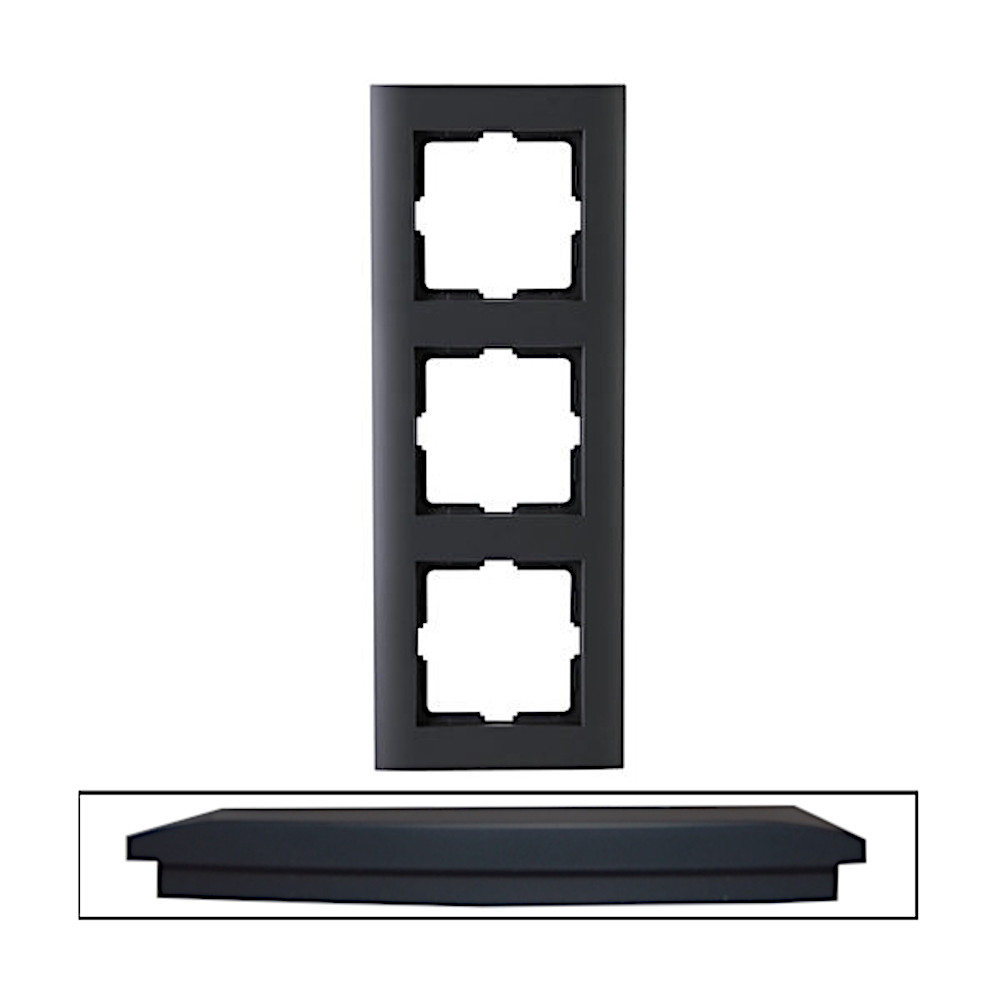 Kopp ATHENIS HK07 anthrazit UP Antenne Rahmen Schalter Steckdose Taster TAE UAE - Bild 24 von 45