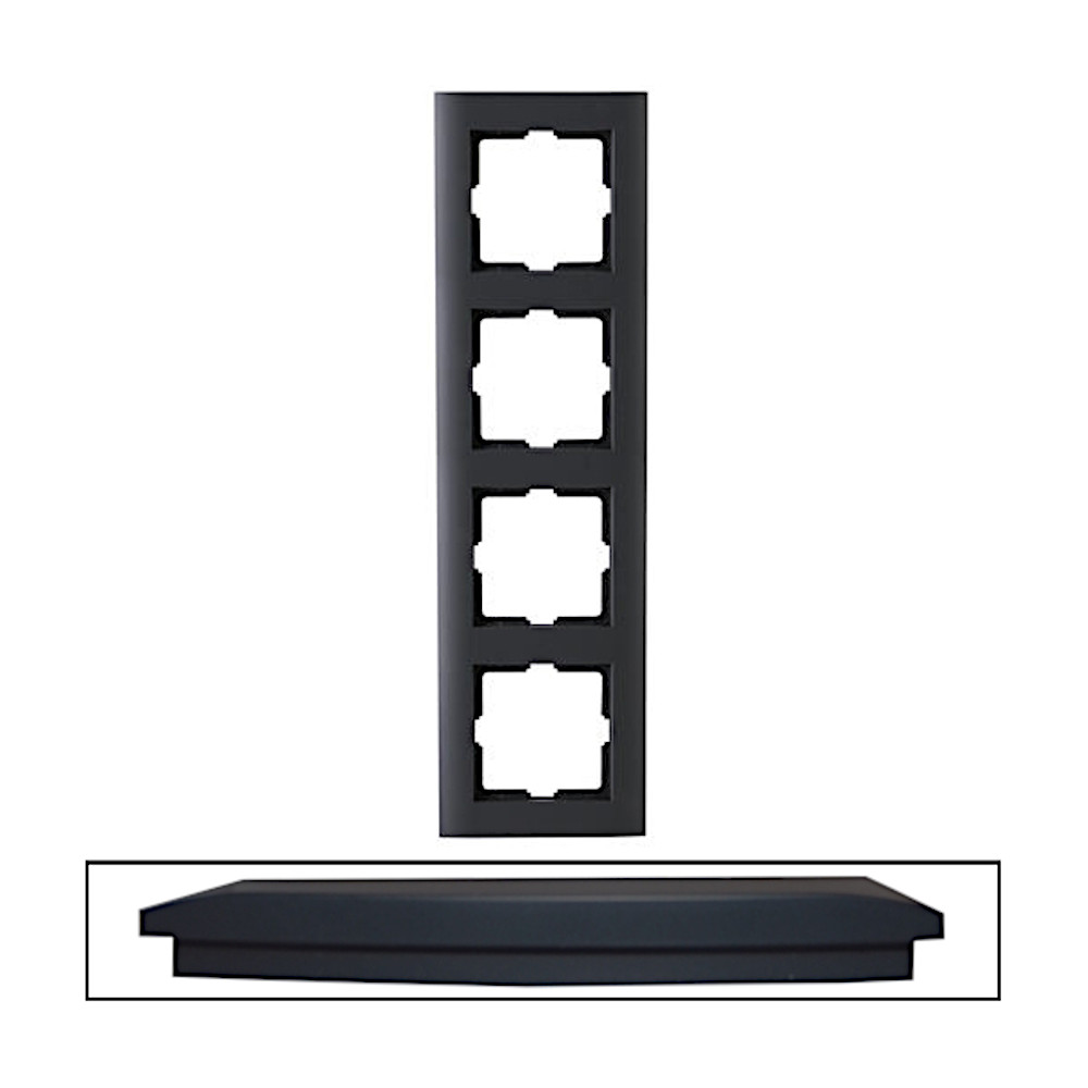 Kopp ATHENIS HK07 anthrazit UP Antenne Rahmen Schalter Steckdose Taster TAE UAE - Bild 25 von 45