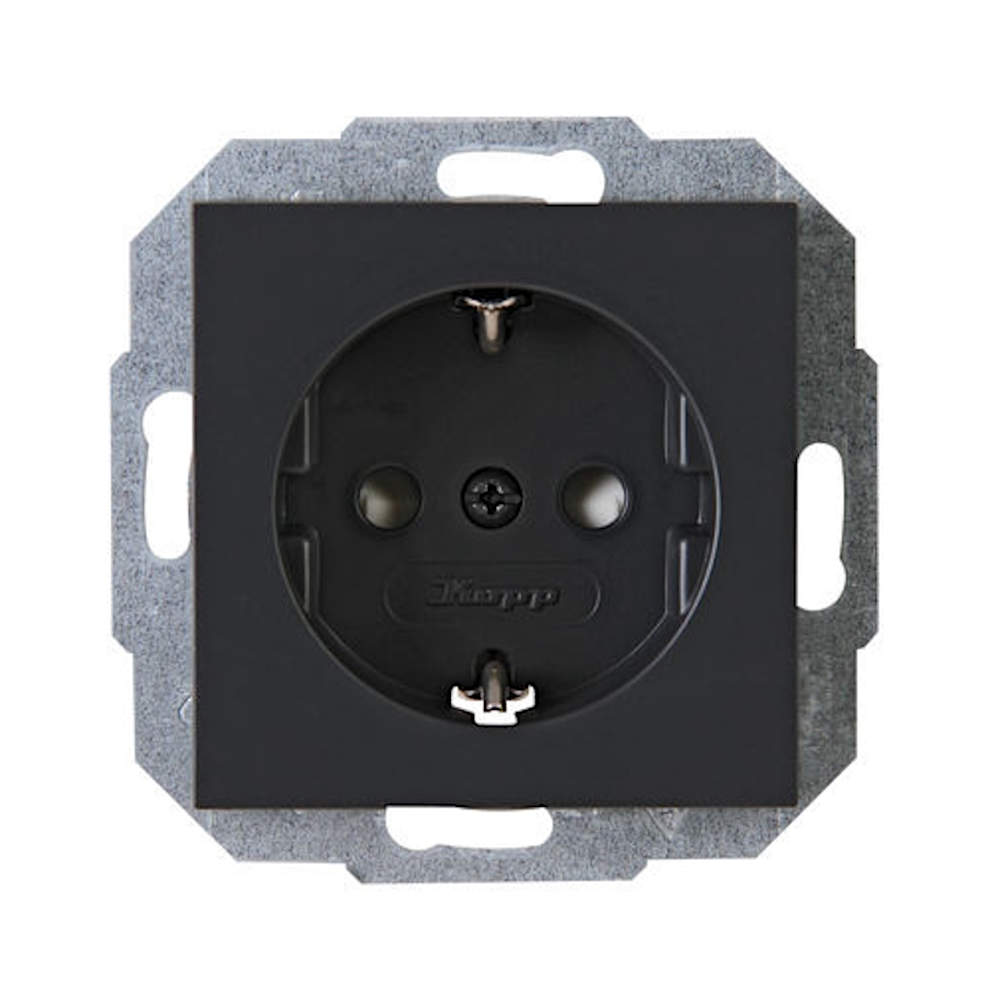 Kopp Unterputz-Schutzkontakt Steckdose mit 2 USB-Ladebuchsen, HK07,  reinweiß (296229004) Elektroshop Wagner