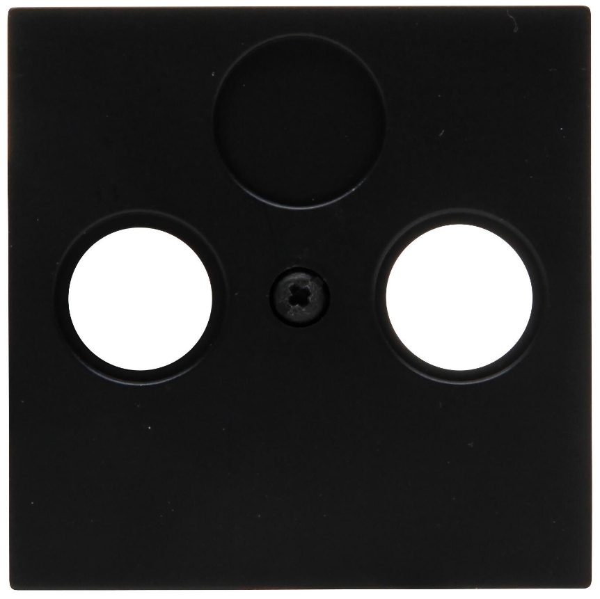 Kopp Athenis matt schwarz Steckdosen Schalter Rahmen Antenne USB LED Dimmer - Bild 3 von 35