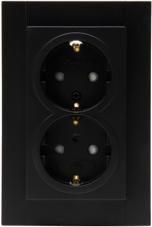 Kopp Athenis matt schwarz Steckdosen Schalter Rahmen Antenne USB LED Dimmer - Bild 32 von 35