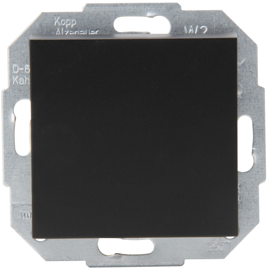 Kopp Athenis matt schwarz Steckdosen Schalter Rahmen Antenne USB LED Dimmer - Bild 33 von 35