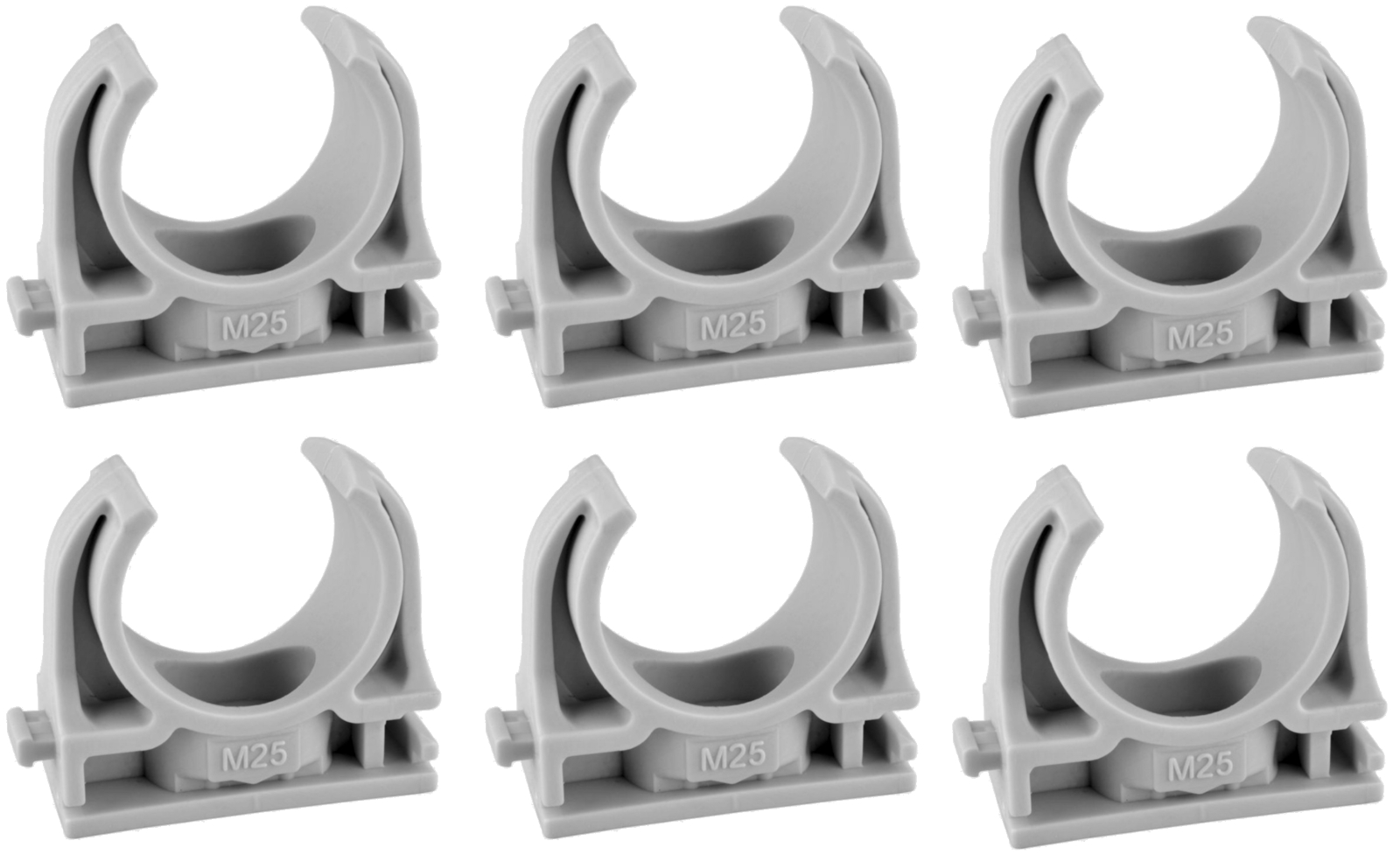 Unitec Steckmuffen Klemmschellen Steckbogen 90° M16 M20 M25 starres Isolierrohr - Bild 10 von 11